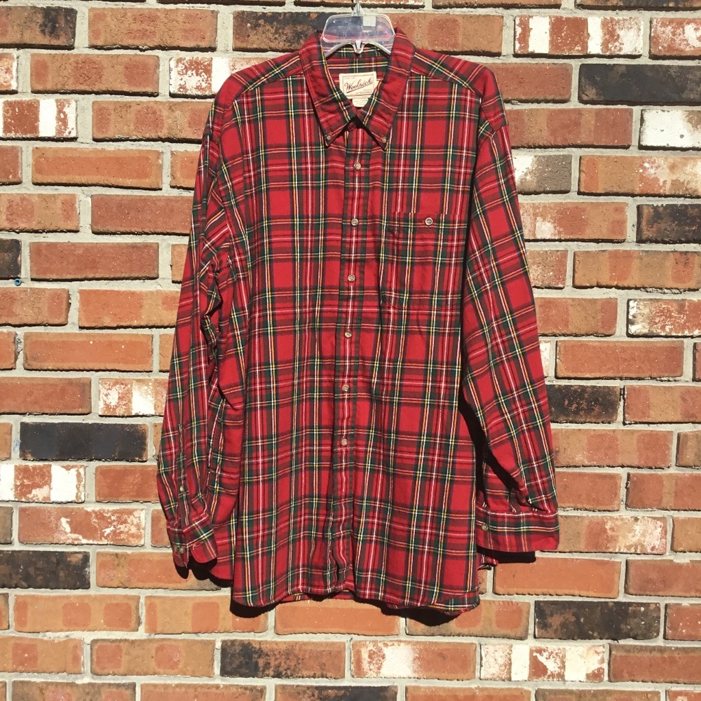 Men Woolrich flannel Shirt